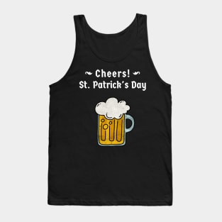 Cheers happy st patricks day Tank Top